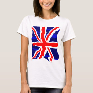 Camiseta Corey Tiger 80s Retro Bandeira do Reino Unido