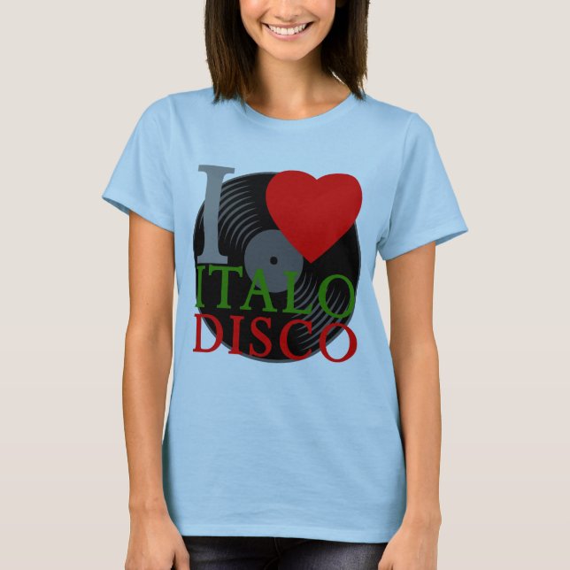 Camiseta Corey Tiger 80s Retro Eu Amo Italo Disco (Frente)