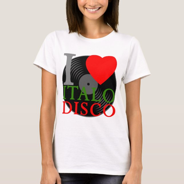 Camiseta Corey Tiger 80s Retro Eu Amo Italo Disco (Frente)