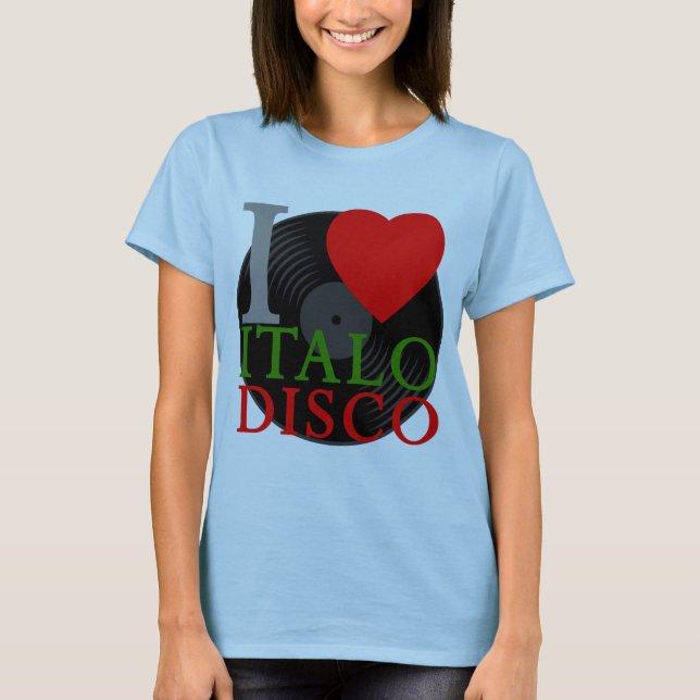 Camiseta Corey Tiger 80s Retro Eu Amo Italo Disco (Frente)