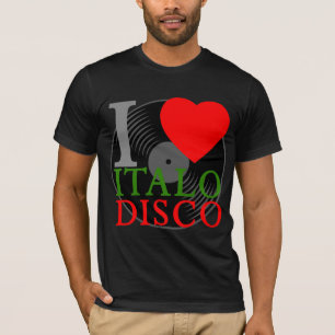 Camiseta Corey Tiger 80s Retro I Love Italo Disco