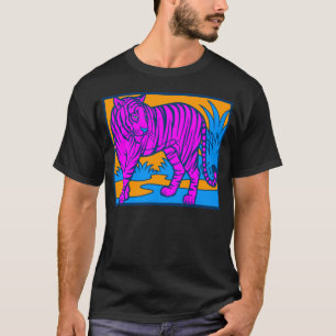 Camiseta COREY TIGER 80's ROSA TIGER CENA