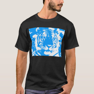 Camiseta COREY TIGER 80's ROSTO DE TIGRE AZUL