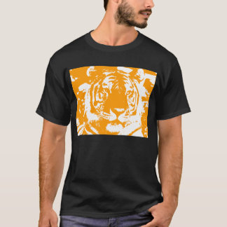 Camiseta COREY TIGER 80's ROSTO DE TIGRE LARANJA