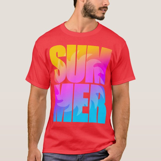 Camiseta Corey Tiger 80s Summer Sun (Frente)