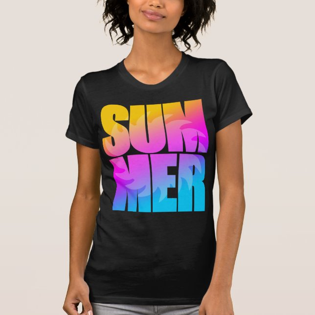 Camiseta Corey Tiger 80s Verão Sol (Frente)
