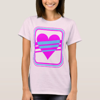 Camiseta Corey Tiger 80s Vintage Coração e Listras