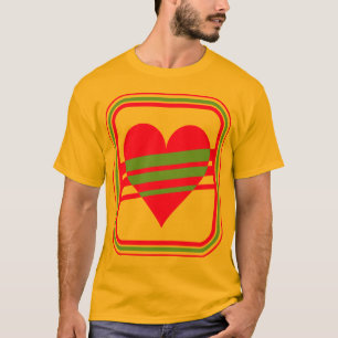 Camiseta Corey Tiger 80s Vintage Coração & Listras