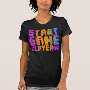 Camiseta Corey Tiger 80s Vintage Iniciar Jogo Jogador 1