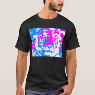 Camiseta Corey Tiger 80s Vintage Op Art