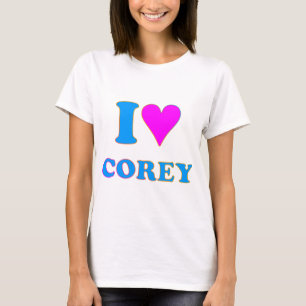 Camiseta COREY TIGER Anos 80 Retro EU AMO COREY