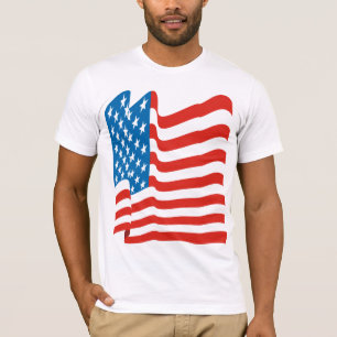 Camiseta Corey Tiger Anos 80 Vintage Bandeira Americana