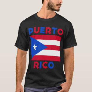 Camiseta Corey Tiger Anos 80 Vintage Bandeira de Porto Rico