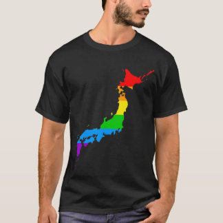 Camiseta Corey Tiger Estilo 80s Japão Arco-íris