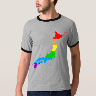Camiseta Corey Tiger Estilo 80s Japão Arco-íris