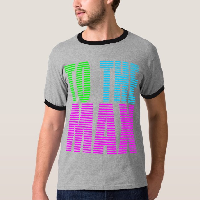 Camiseta Corey Tiger Estilo anos 80 AO MÁXIMO (Frente)