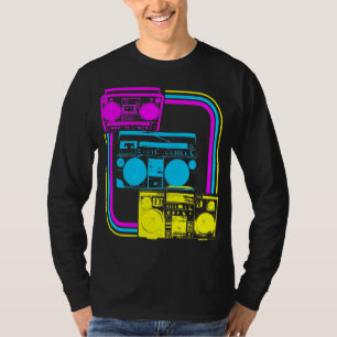 Camiseta Corey Tiger Rádio Retro Boombox 80s