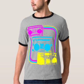 Camiseta Corey Tiger Rádio Retro Boombox 80s