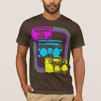 Camiseta Corey Tiger Rádio Retro Boombox 80s