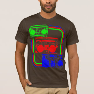 Camiseta Corey Tiger Rádio Retro Boombox 80s