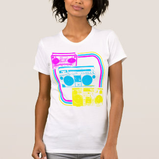 Camiseta Corey Tiger Rádio Retro Boombox 80s