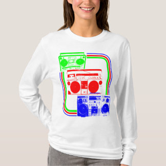 Camiseta Corey Tiger Rádio Retro Boombox 80s