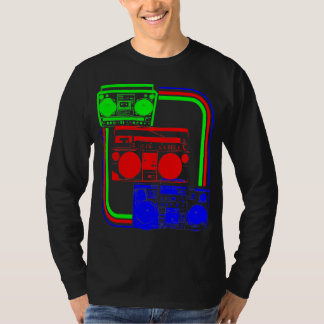 Camiseta Corey Tiger Rádio Retro Boombox anos 80
