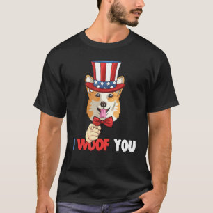 Camiseta Corgi, 4 De Julho, Corgis - Cães Cutes