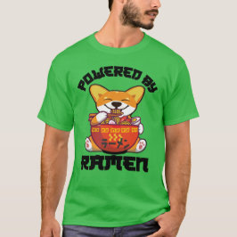 Camiseta CORGI ALIMENTADA POR RAMEN | Kawaii Corgi Eating R