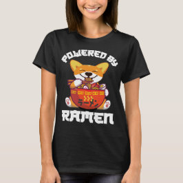 Camiseta CORGI ALIMENTADA POR RAMEN | Kawaii Corgi Eating R