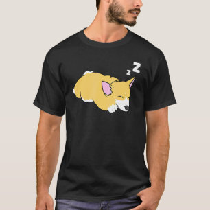Camiseta Corgi Amarrado Dormindo Pembroke Welsh Corgi