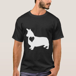 Camiseta Corgi Amor Coração Corgi Cachorrinho