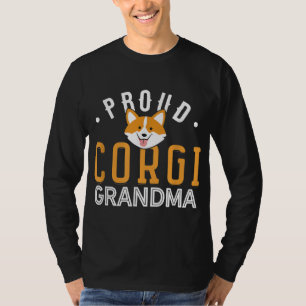 Camiseta Corgi Avó Engraçado Cachorro Dia de as mães Sobrev