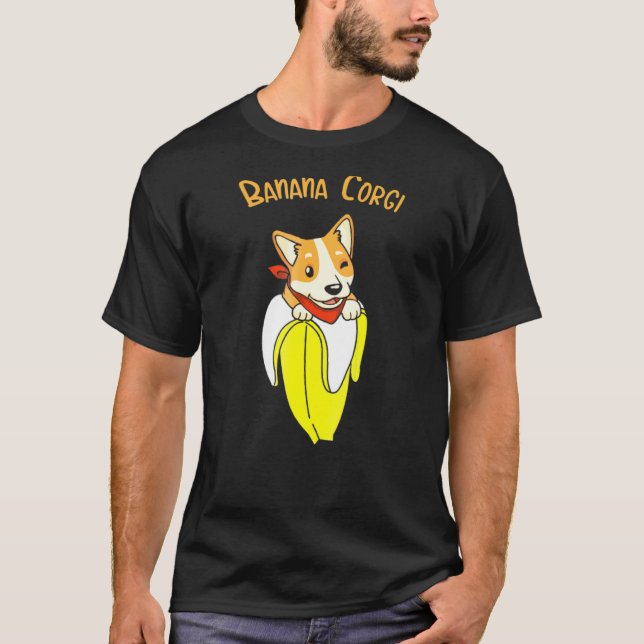 Camiseta Corgi Banana Corgi (Frente)