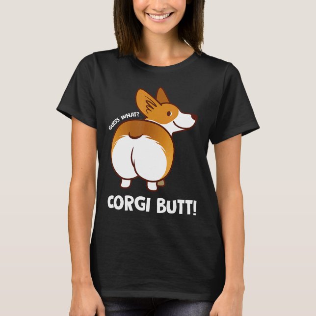 Camiseta Corgi Bunda Corgi Fofo (Frente)