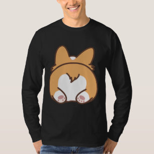 Camiseta Corgi Butt Dog Fans Corgi Long