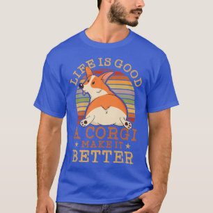 Camiseta Corgi Cachorro Cachorros Corgi Torna Melhor