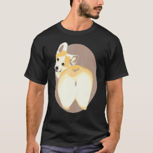 Camiseta Corgi Cachorro Coração Mas Legal Amor Um Cachorro 