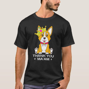 Camiseta Corgi Cachorro da Rainha Britânica Platinum Jubile