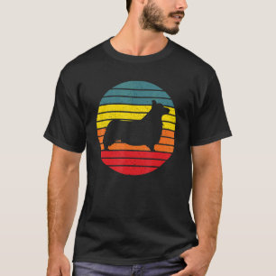 Camiseta Corgi Cachorro Retro Vintage Anos 60 70 Amores