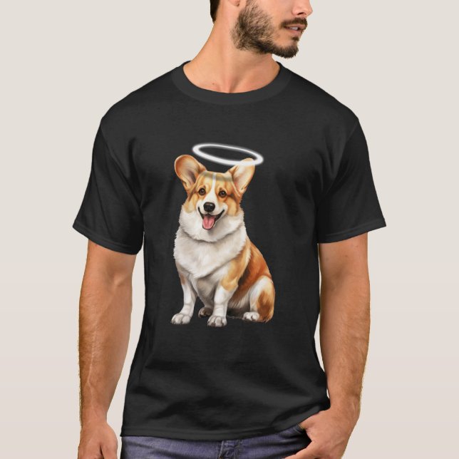Camiseta Corgi Cachorro x Anjo (Frente)