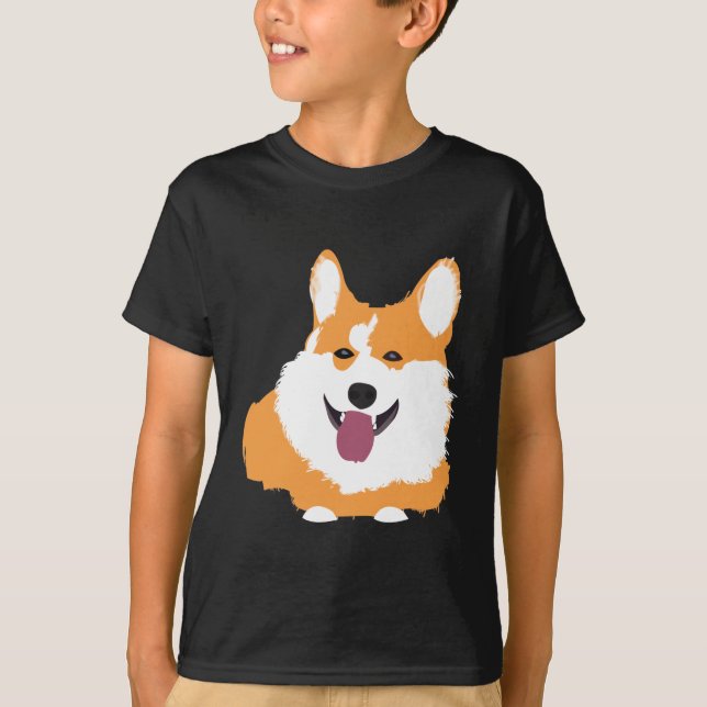Camiseta Corgi Cães Animais De Companhia (Frente)