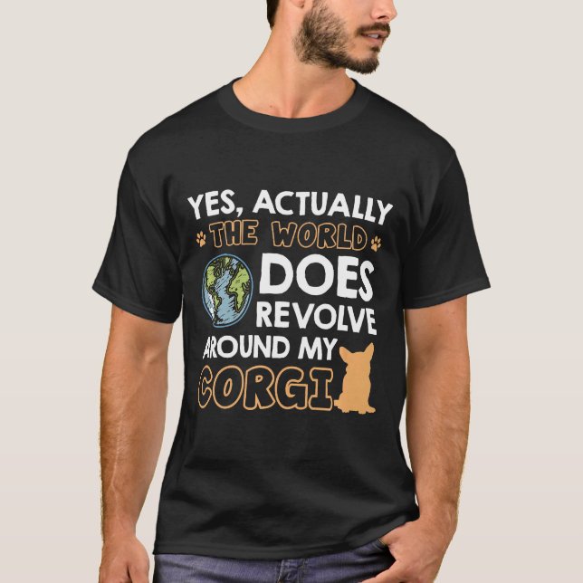 Camiseta Corgi Cão Premium (Frente)