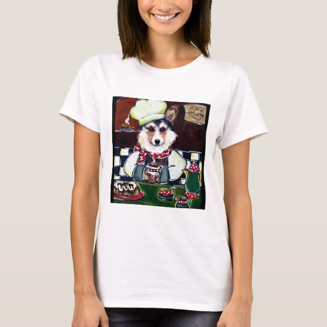 Camiseta Corgi Chef (Frente)