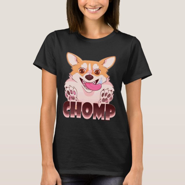 Camiseta Corgi Chomp (Frente)
