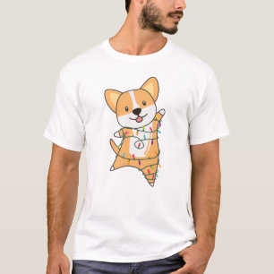 Camiseta Corgi Christmas Snow Winter Animal Corgis
