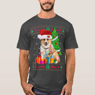 Camiseta Corgi Christmas Sweater Corgi Christmas