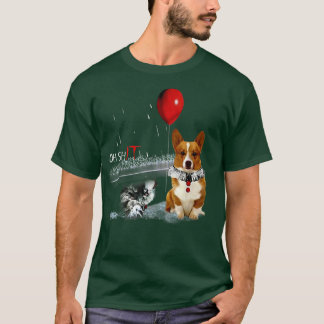 Camiseta Corgi Clowe Circus Oh It Outfit Matching Halloween