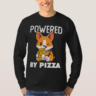 Camiseta Corgi Comendo Pizza Engraçada Corgi Pizza 88