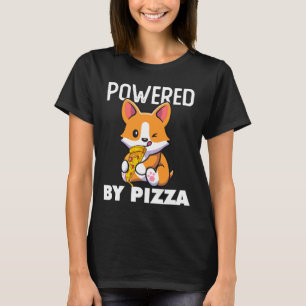 Camiseta Corgi Comendo Pizza Engraçada Corgi Pizza 88